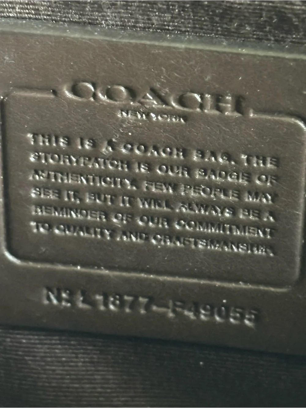 Coach White and Black Chevron Dome Satchel